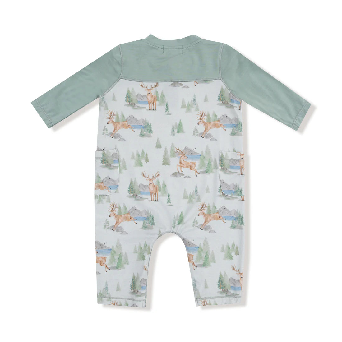 Bamboo Snap Romper- Bucks