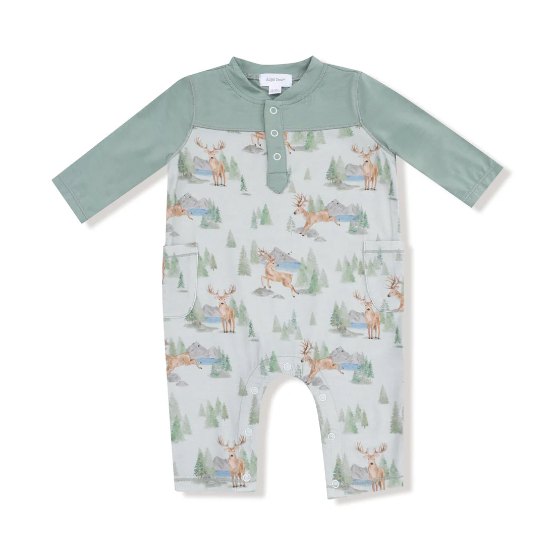 Bamboo Snap Romper- Bucks