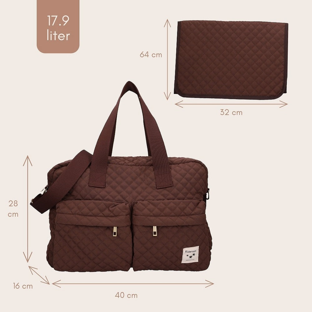 Embrace Diaper Bag- Brown
