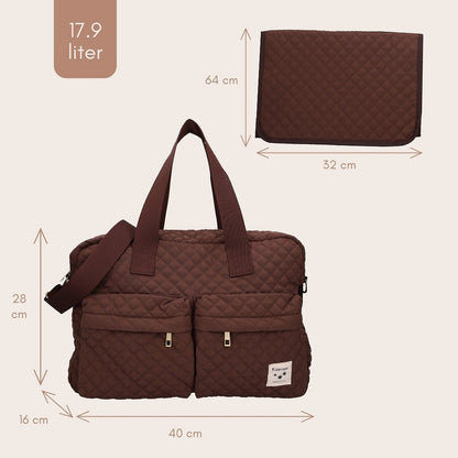 Embrace Diaper Bag- Brown