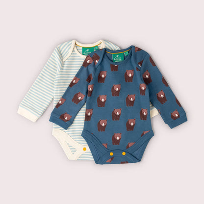 Blue Bears Organic Baby Bodysuit 2pk.