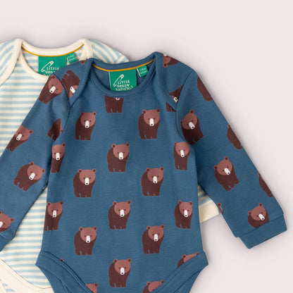 Blue Bears Organic Baby Bodysuit 2pk.