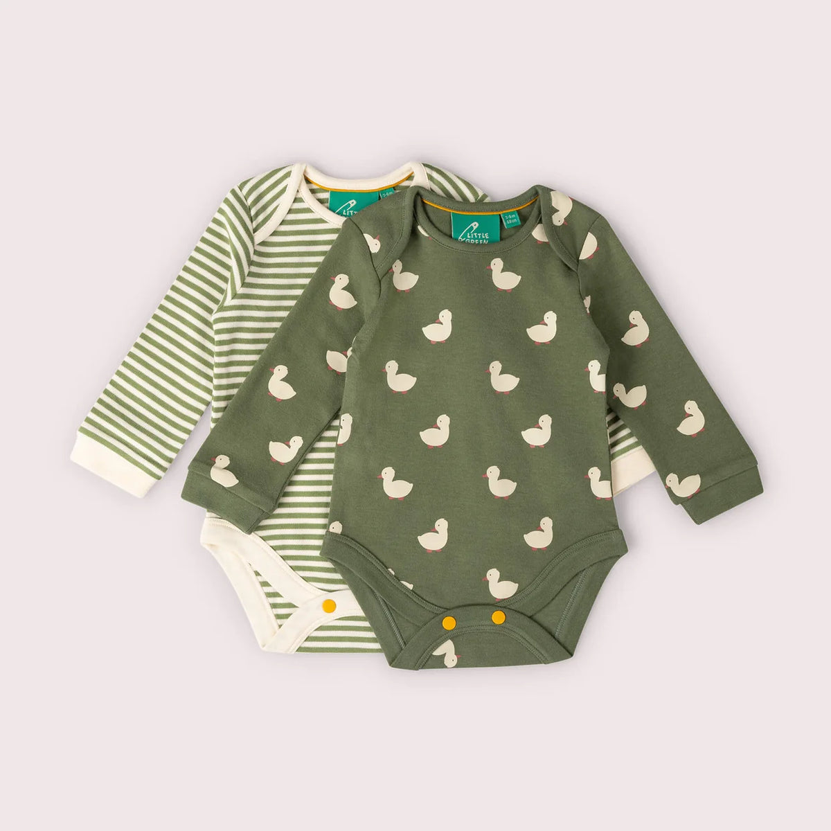 Green Ducks Organic Baby Bodysuit 2pk.
