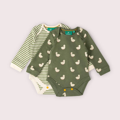 Green Ducks Organic Baby Bodysuit 2pk.
