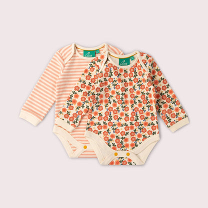 Petals Organic Baby Bodysuit 2pk.