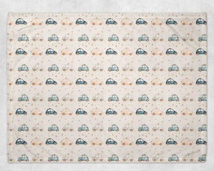 Minky Soft Blanket- Police Car