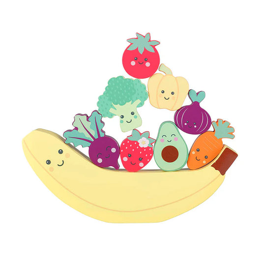 Happy Veggies Wooden Balancing Game