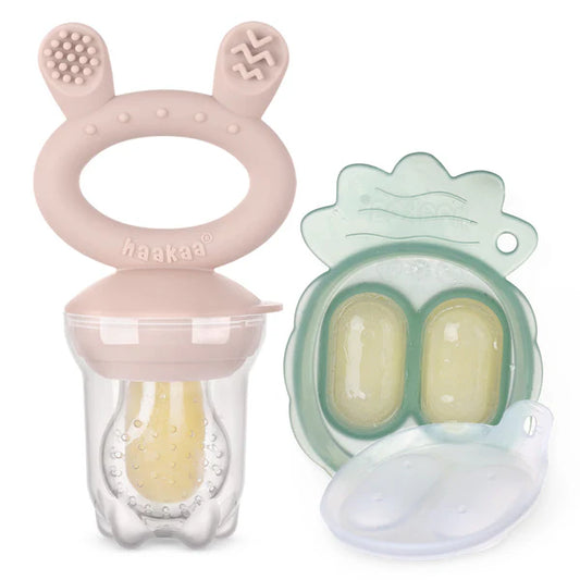 Freeze-N-Feed Silicone Feeder & Tray- Blush