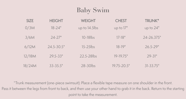 Citrus Long Sleeve 1pc. Baby Swimsuit