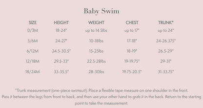 Ditsy Daisies 1pc. Peplum Baby Swimsuit