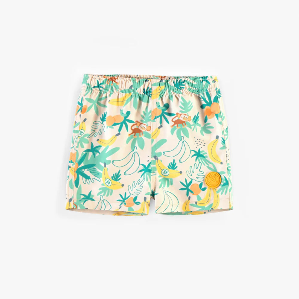 Tropical Bermuda Baby Swim Trunks