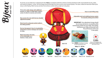 Bijoux Baby Life Vest 9-25 lbs.