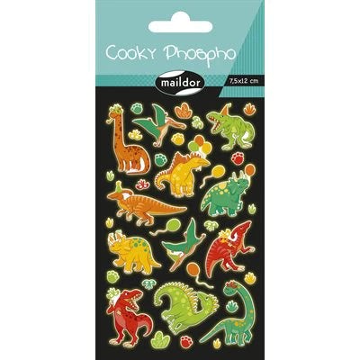 Cooky Stickers- Party Dinos