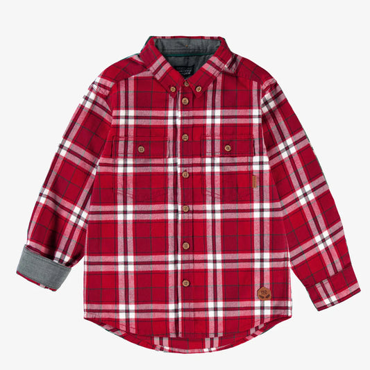 Red Plaid Flannel Shirt