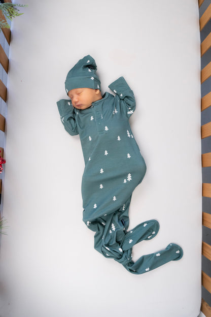 Bamboo Sleep Gown- Tiny Trees