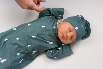 Bamboo Sleep Gown- Tiny Trees