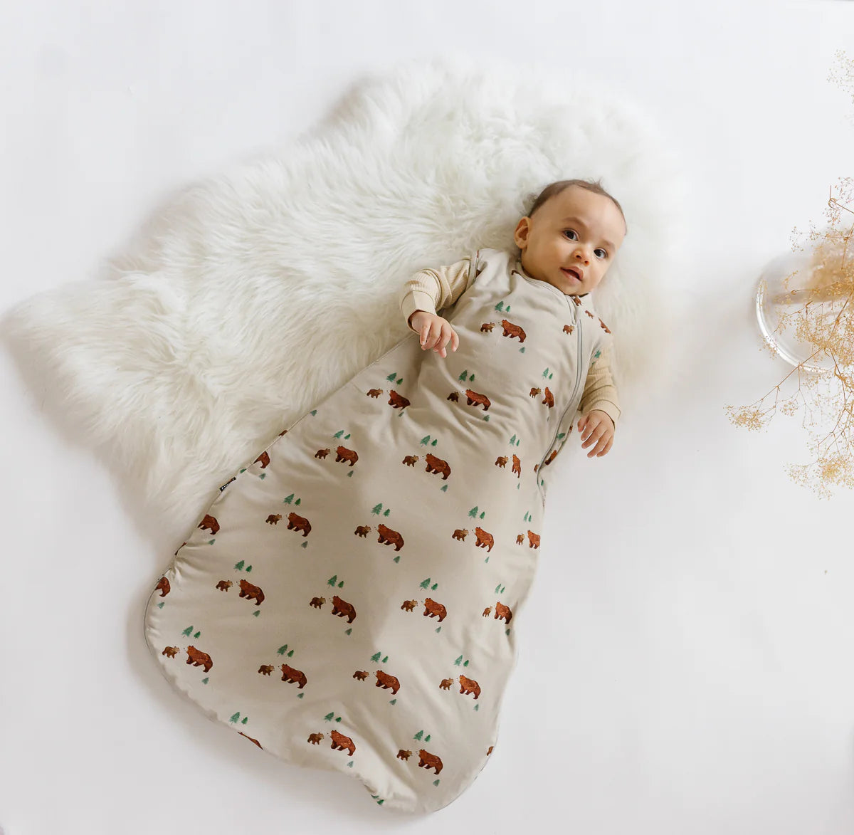 1.0 TOG Bamboo Sleep Bag- Brown Bears