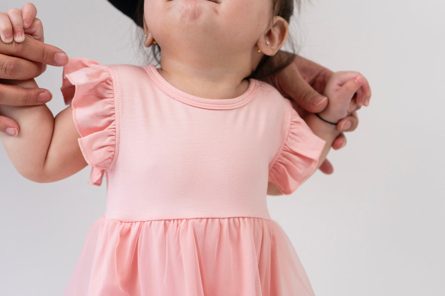 Bamboo Tulle Princess Dress- Crystal Rose