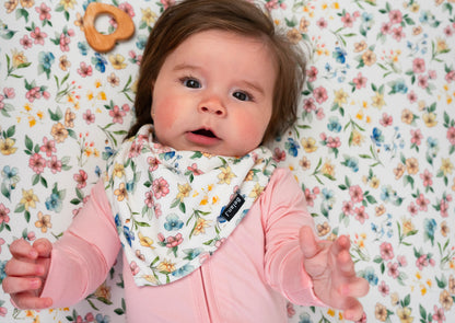 Bamboo Bandana Bib- Spring Meadow