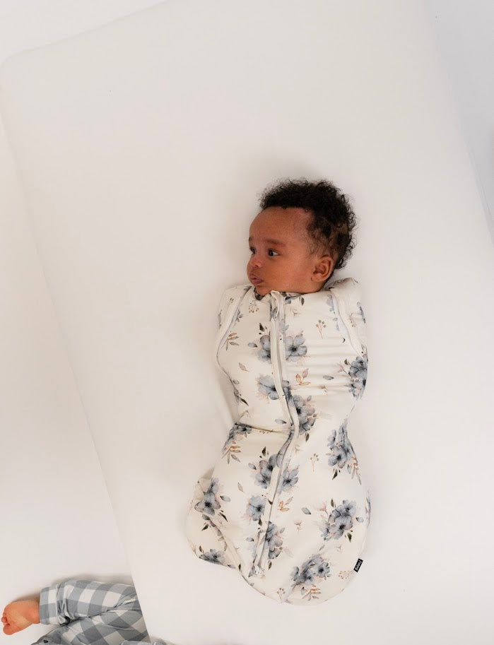 1.0 TOG Convertible Swaddle Sack- Frosty Floral