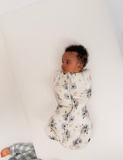 1.0 TOG Convertible Swaddle Sack- Frosty Floral