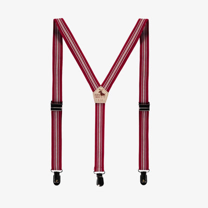 Red Striped Suspenders