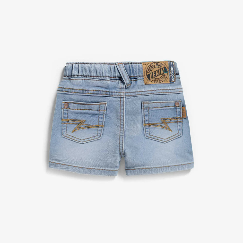 Light Wash Denim Baby Shorts