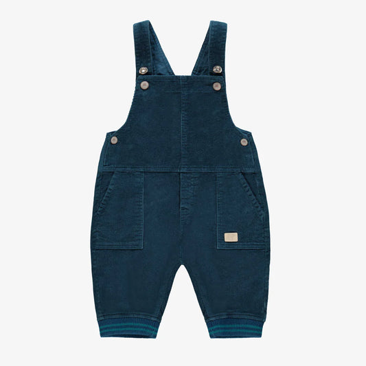 Dark Teal Corduroy Baby Overalls