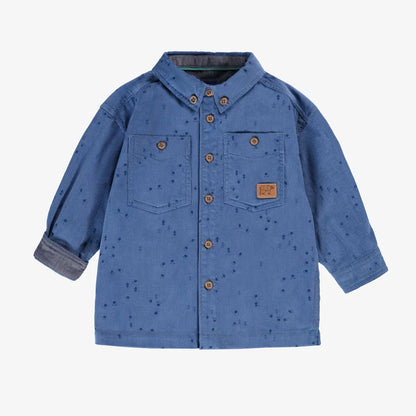 Animal Tracks Baby Button Down Corduroy Shirt