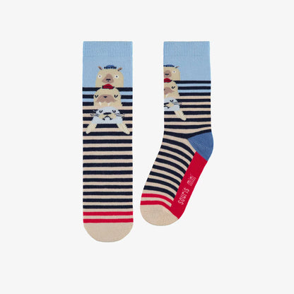 Nordic Pals Striped Socks