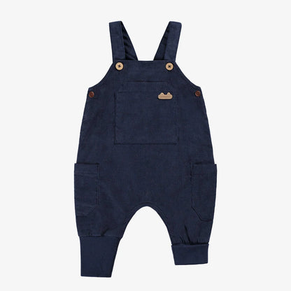 Navy Corduroy Baby Overalls
