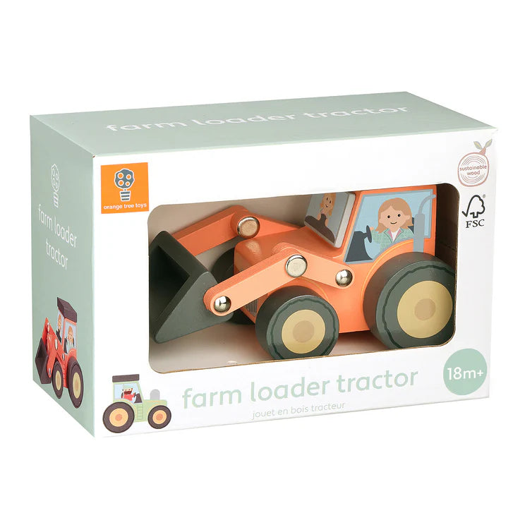 Wooden Farm Loader Tractor