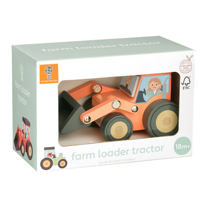 Wooden Farm Loader Tractor