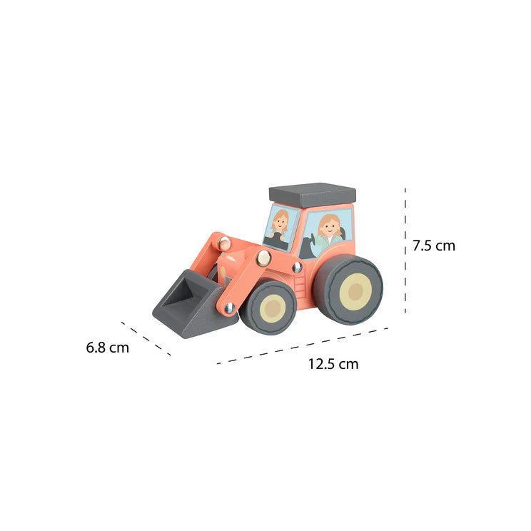 Wooden Farm Loader Tractor