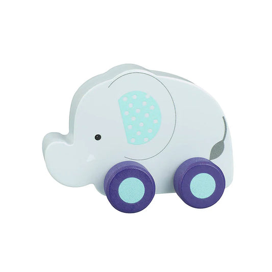 Elephant First Wooden Push Toy