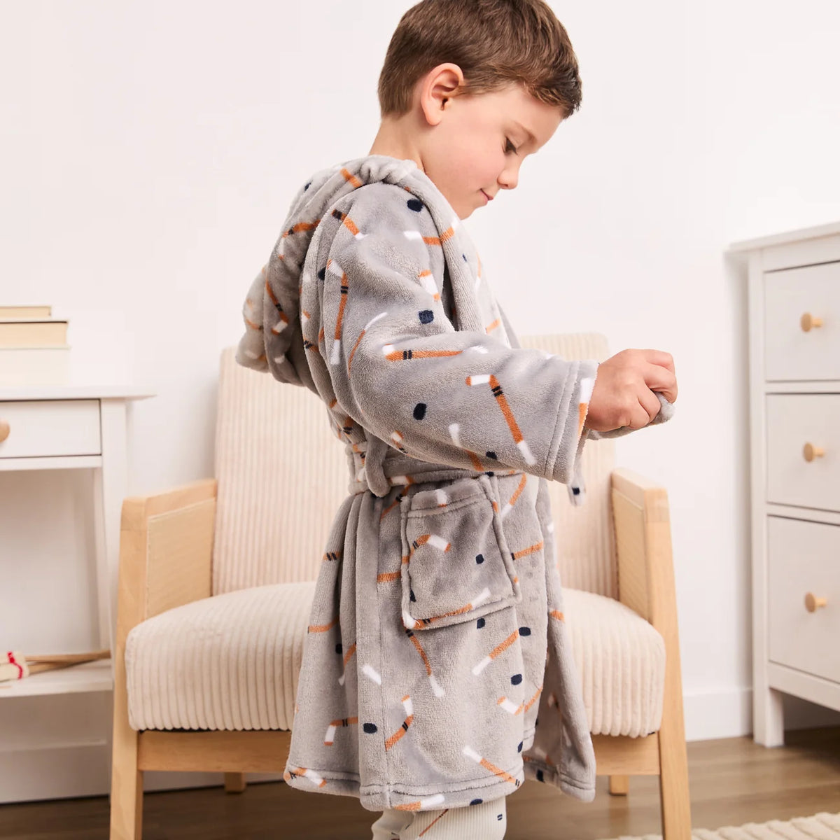 Slapstick Plush Kids Robe