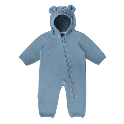 Stormy Blue Baby Fleece Bunting Suit
