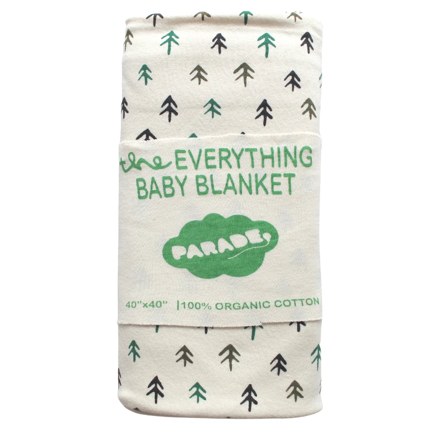 Organic Everything Baby Blanket- Trees