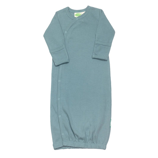 Organic Essentials Wrap Gown- Ocean