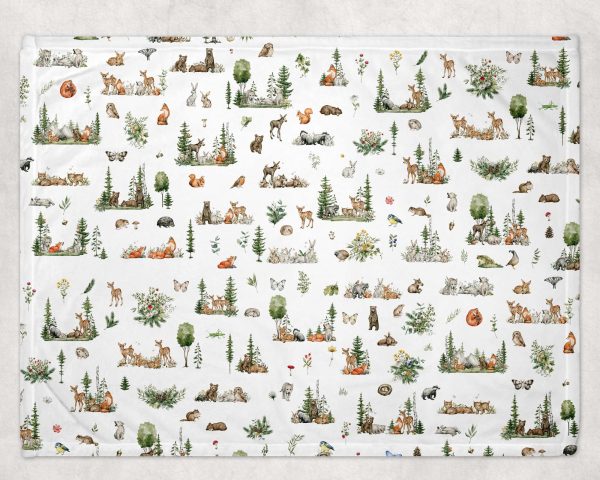 Minky Soft Blanket- Living Forest