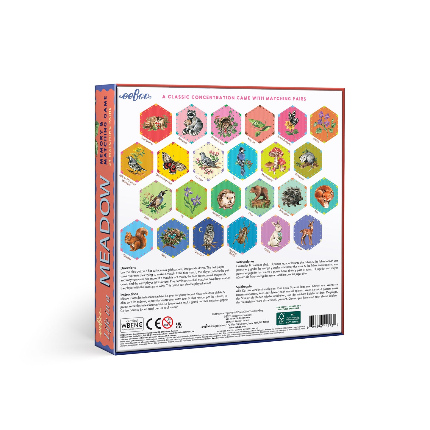 Life in a Meadow Memory and Matching Game