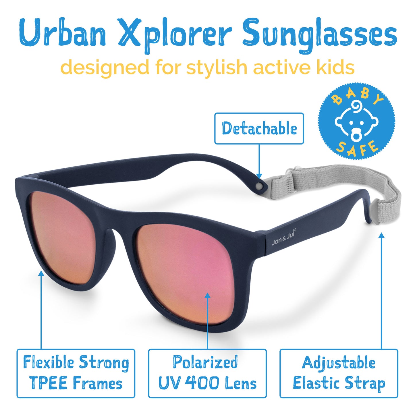 Urban Xplorer Sunglasses- Dark Navy Aurora