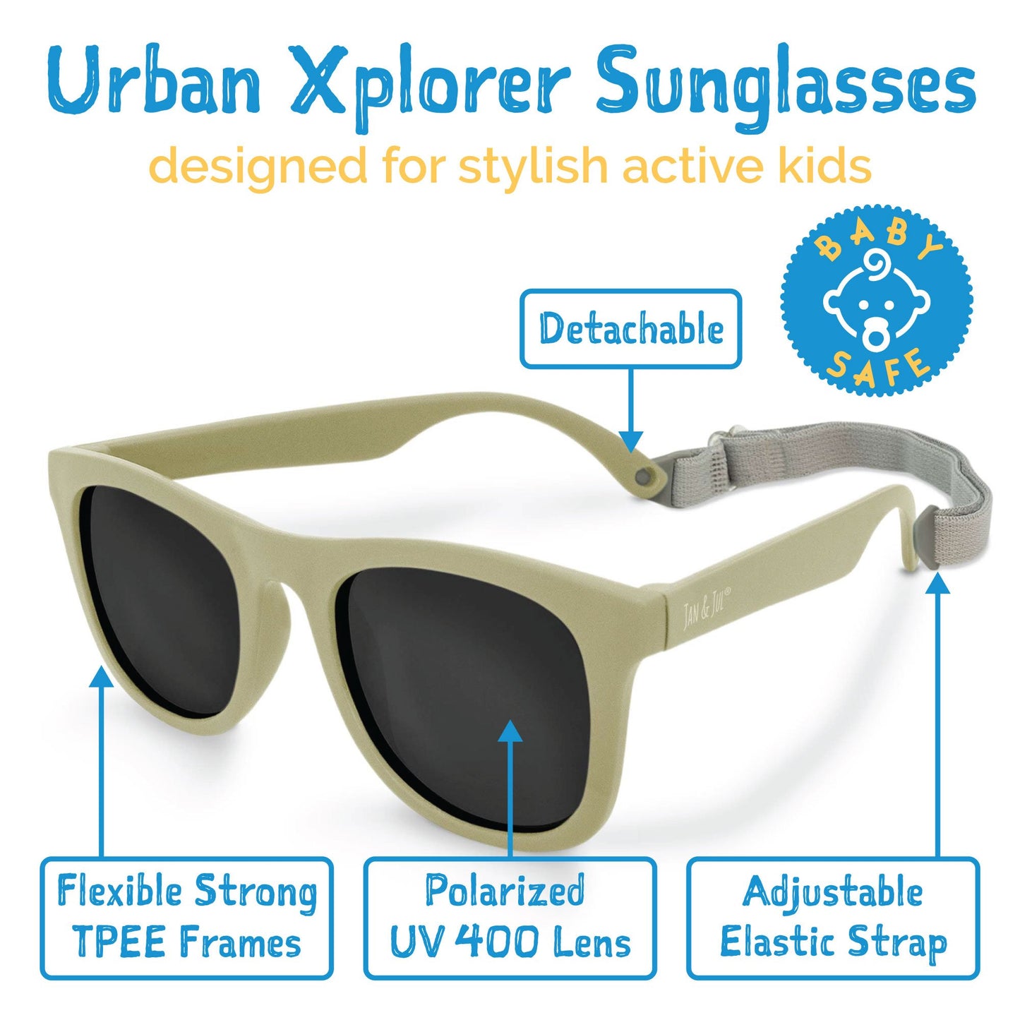 Urban Xplorer Sunglasses- Olive Khaki