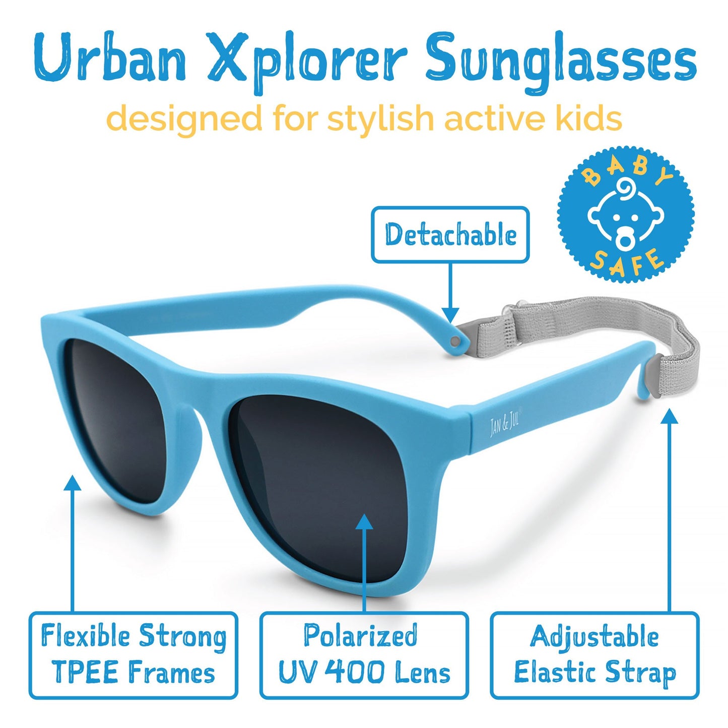 Urban Xplorer Sunglasses- Sky Blue