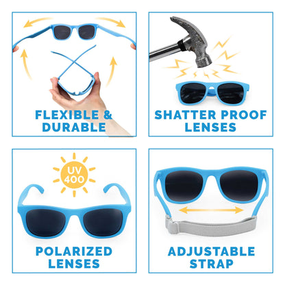 Urban Xplorer Sunglasses- Sky Blue