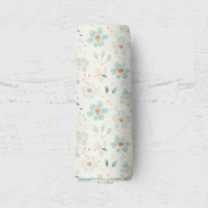 Bamboo Muslin Swaddle Blanket- Geranium