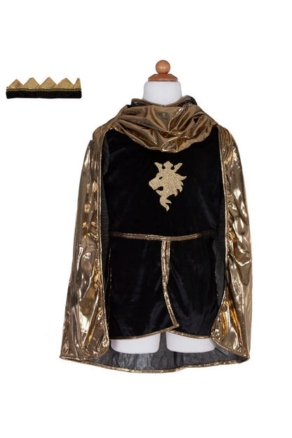 Gold Knight Tunic, Cape, & Crown Set