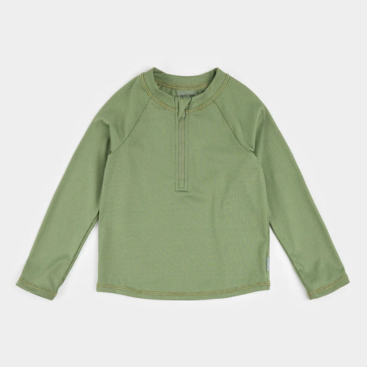Long Sleeve Pear Kids Ribbed Rashguard