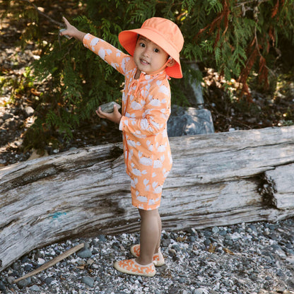 Aqua-Dry Bucket Hat- Bright Orange