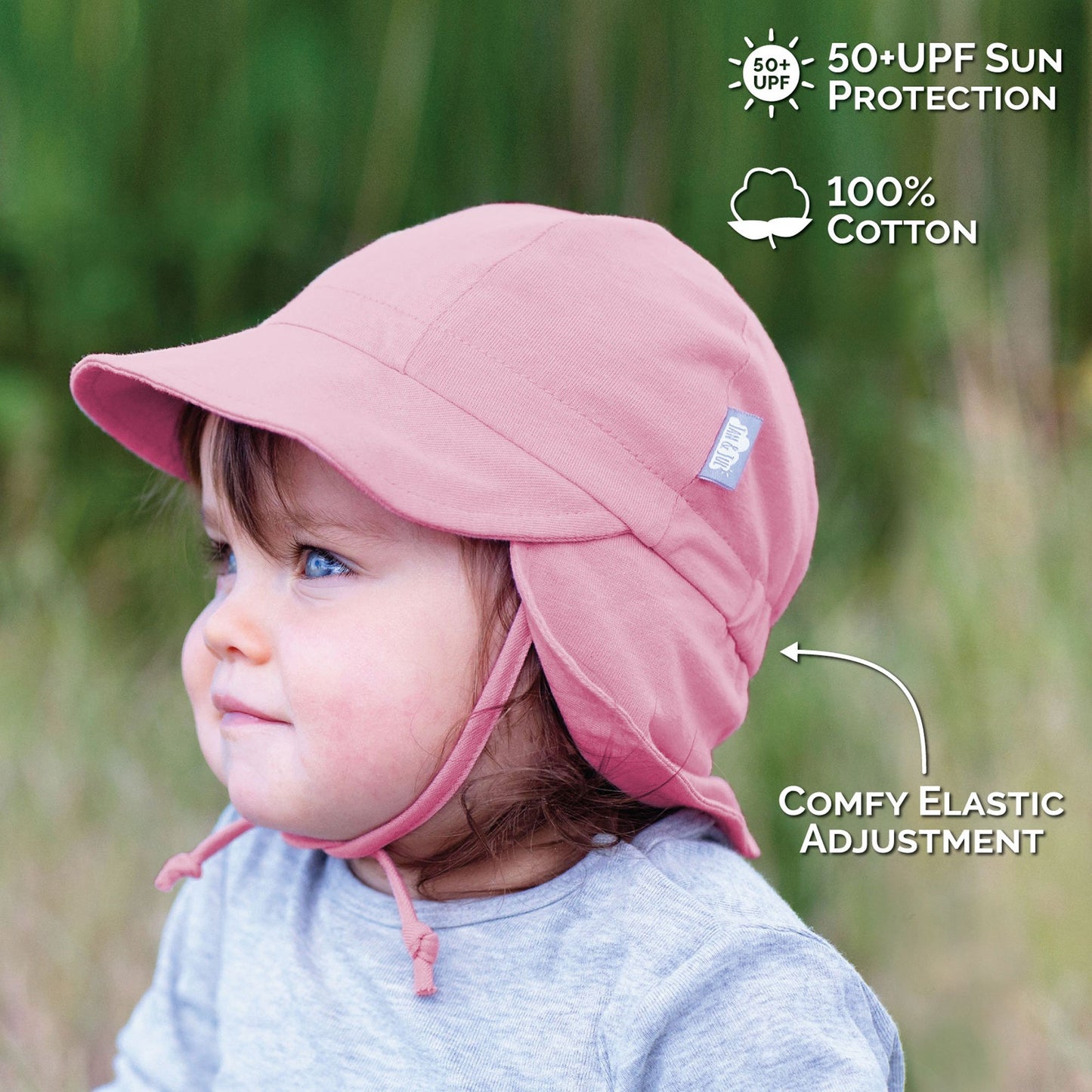 Sun Soft Cotton Baby Cap- Lavender
